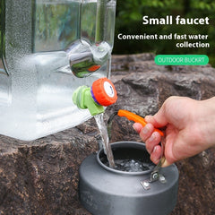 Outdoor Bucket Household Water Breaker Car Camping With Faucet