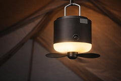 Rechargeable Camping Lantern with Built-In Fan