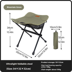 Portable Fishing Stool Ultralight Folding Chair Camping Camp Chair