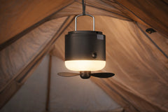 Rechargeable Camping Lantern with Built-In Fan